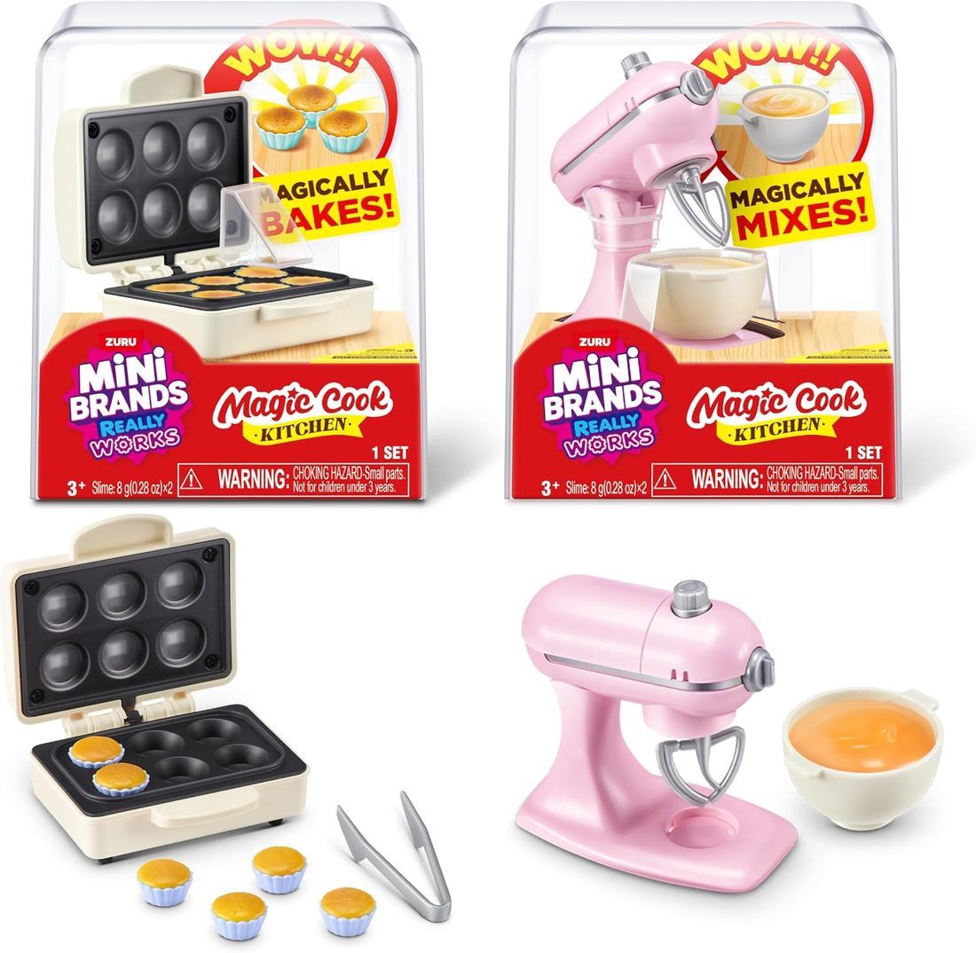Magic Cook Kitchen — Cupcake Maker & Mixer by Mini Brands