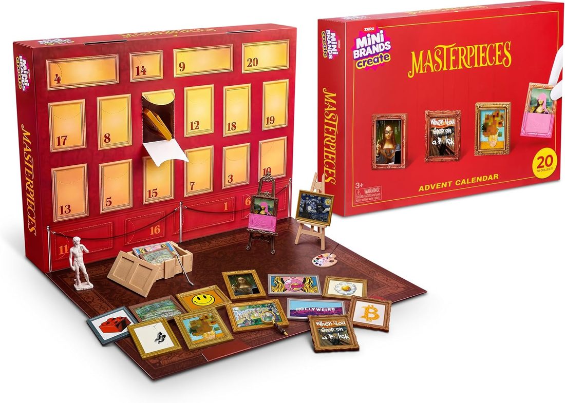 Mini Masterpieces Advent Calendar by Mini Brands