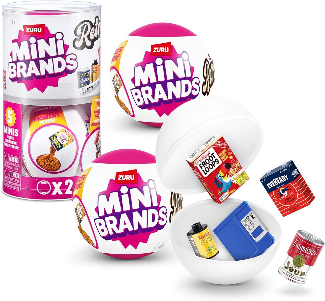 Mini Retro Capsule — 2 Pack by Mini Brands