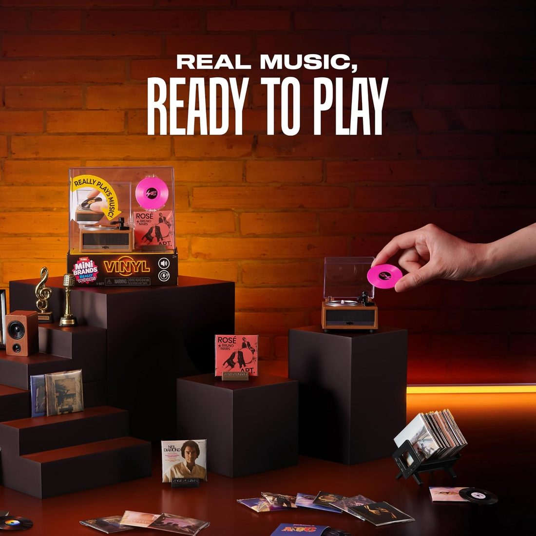 Really Works Vinyl Record Player Playset — view 3