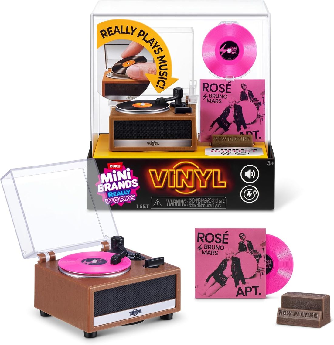 Really Works Vinyl Record Player Playset